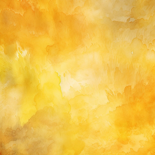 PSD fondo giallo astratto dell'acquerello pittura a mano di arte