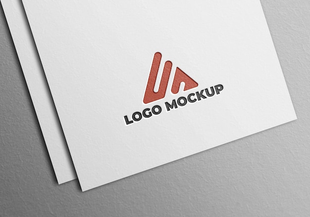 Abstract zakelijk mockup-logo