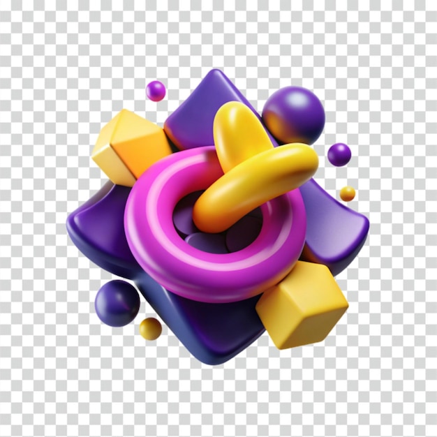 Abstracte 3D-geometrische vormen