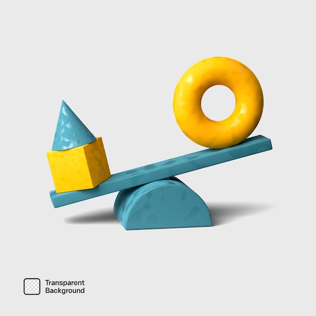 Abstracte 3D-vorm PNG-sjabloon