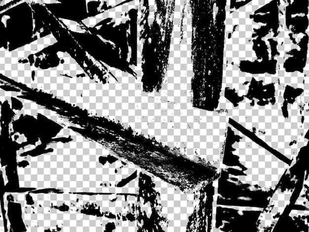 Abstracte grunge zwart-wit angstige textuur overlay effect ontwerp element achtergrond geluid