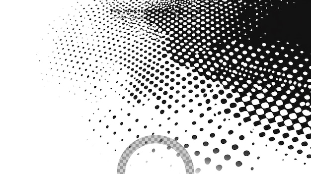 Abstracte halftone gestreepte achtergrond Futuristische grunge patroon dot wave