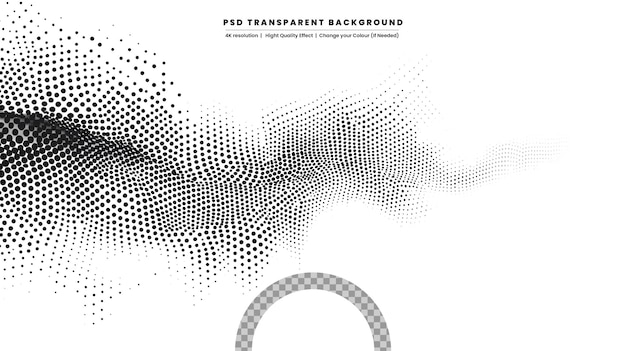 Abstracte halftone gestreepte achtergrond Futuristische grunge patroon dot wave