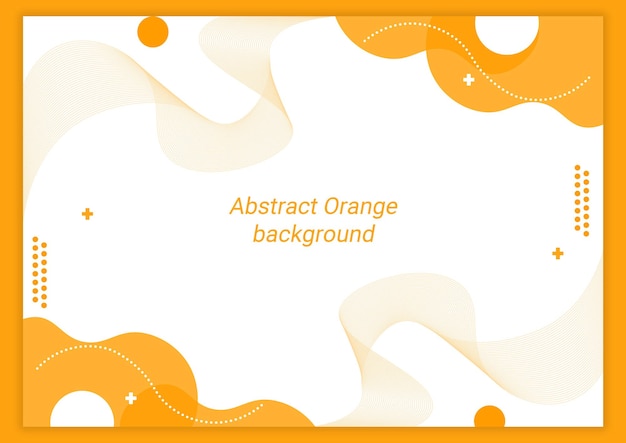 Abstracte oranje geometrische witte achtergrond