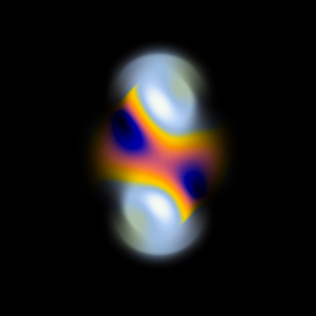 Abstracte Quantum Wave Function Visualisatie