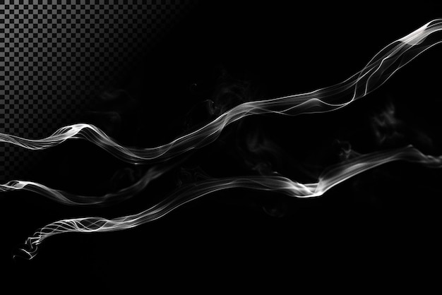 Abstracte rookgolven