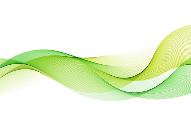 Abstracte samenstelling van groene golven