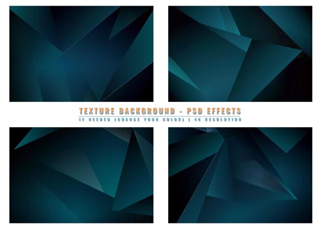 PSD abstracte tinten blauwe geometrische lijnen op een doorzichtige achtergrond