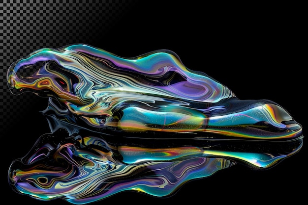 Abstracte van de iriserende vloeistof