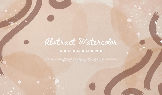 Abstracte vorm aquarel achtergrond. Handgeschilderd patroonconcept