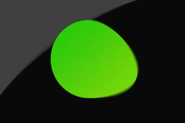 Abstracte vorm transparant mesh Grainy Blur Gradient Element met Neon Green Kleur sjabloon psd png ontwerp