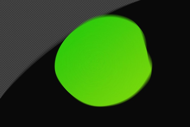 Abstracte vorm transparant mesh Grainy Blur Gradient Element met Neon Green Kleur sjabloon psd png ontwerp