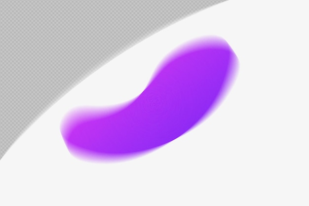 Abstracte vorm transparant mesh Grainy Blur Gradient Element met paarse kleur sjabloon psd png ontwerp