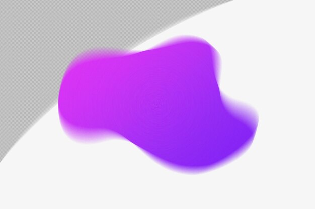 Abstracte vorm transparant mesh Grainy Blur Gradient Element met paarse kleur sjabloon psd png ontwerp