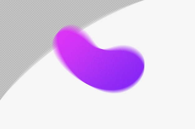 Abstracte vorm transparant mesh Grainy Blur Gradient Element met paarse kleur sjabloon psd png ontwerp