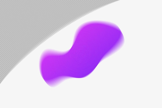 Abstracte vorm transparant mesh Grainy Blur Gradient Element met paarse kleur sjabloon psd png ontwerp