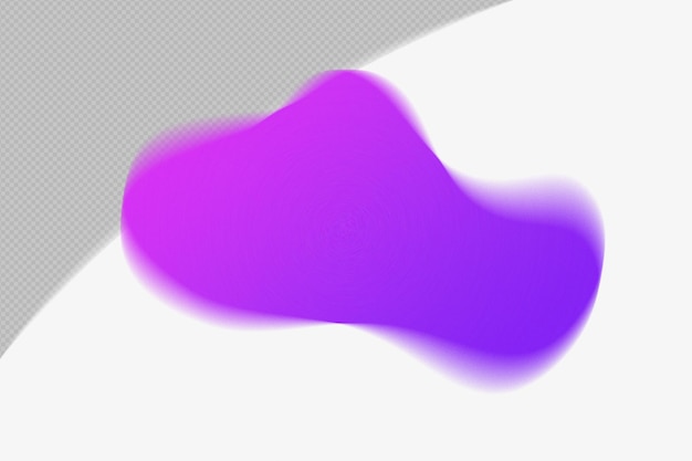 Abstracte vorm transparant mesh Grainy Blur Gradient Element met paarse kleur sjabloon psd png ontwerp