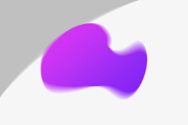 Abstracte vorm transparant mesh Grainy Blur Gradient Element met paarse kleur sjabloon psd png ontwerp
