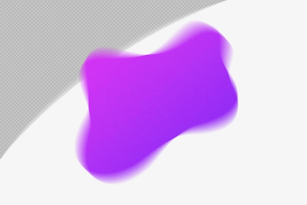Abstracte vorm transparant mesh Grainy Blur Gradient Element met paarse kleur sjabloon psd png ontwerp