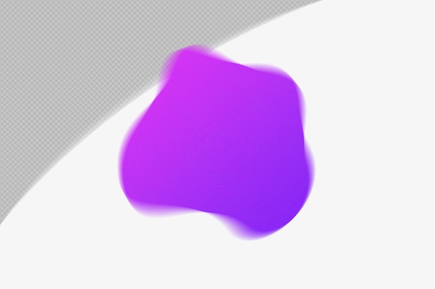 Abstracte vorm transparant mesh Grainy Blur Gradient Element met paarse kleur sjabloon psd png ontwerp