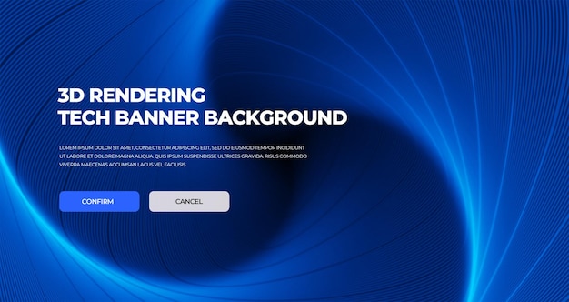 Abstracte website scifi tech banner achtergrond