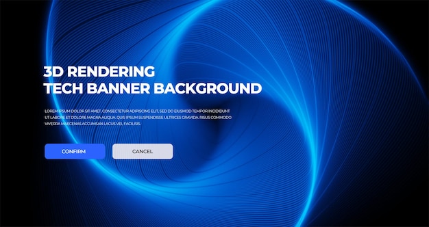 Abstracte website scifi tech banner achtergrond