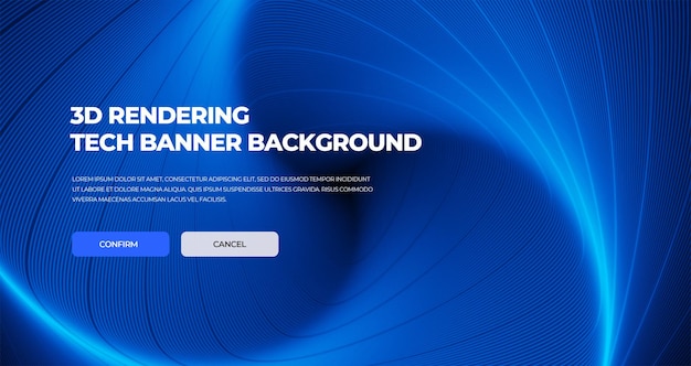 Abstracte website scifi tech banner achtergrond
