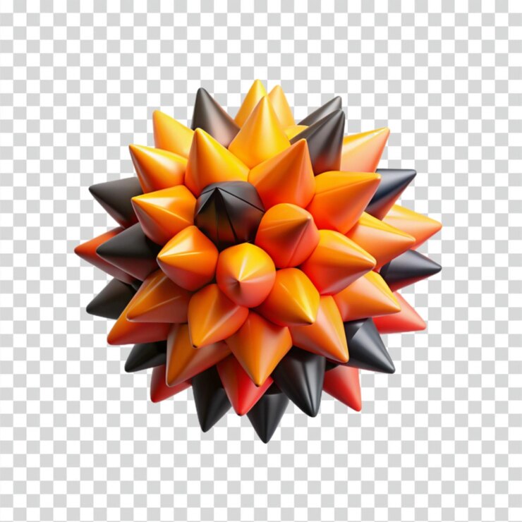 PSD abstrakcyjna sfera geometryczna 3d