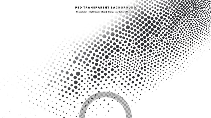 PSD abstrakcyjne półtonowe kropkowe tło futuristyczny grunge wzór kropkowa fala
