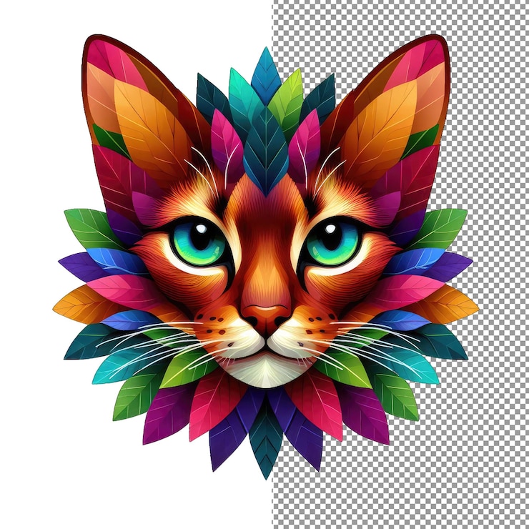PSD abstrakcyjne uczucie przejrzysty wybuch artystyczności kitty