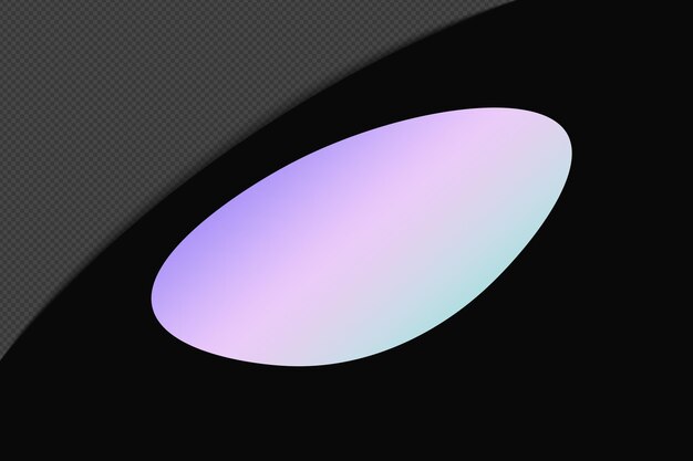 Abstrakcyjny Kształt Gradient Element Z Pastelowym Kolorowym Szablonem Psd Png Design