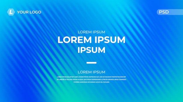 abstrakcyjny niebieski plakat technologiczny