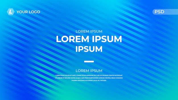abstrakcyjny niebieski plakat technologiczny