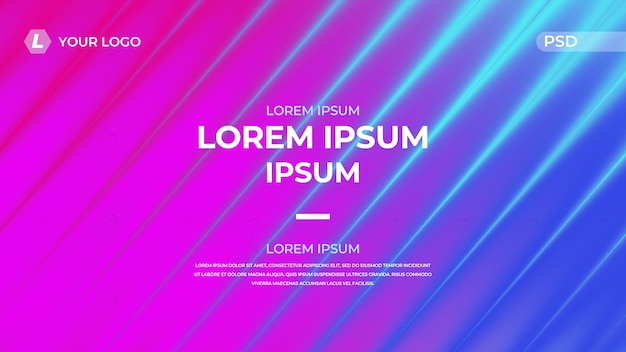 abstrakcyjny niebieski plakat technologiczny