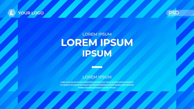 abstrakcyjny niebieski plakat technologiczny