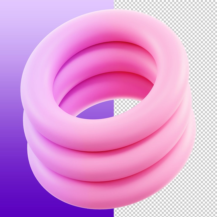 PSD abstrakcyjny rolka ilustracja 3d