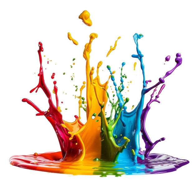 PSD abstrakcyjny splash kolorowy