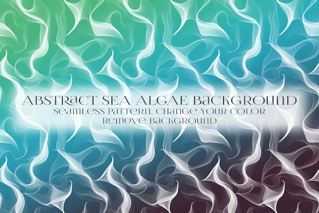 PSD abstrakcyjny wzór alg morskich na usunięciu tekstury tła