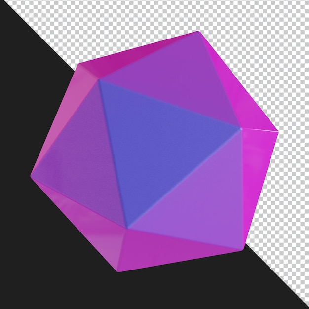 Abstrakt geometrisk form futuristisk lutning materialdesign 3D-rendering