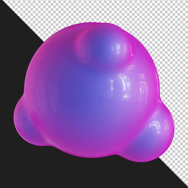 Abstrakt geometrisk form futuristisk lutning materialdesign 3D-rendering