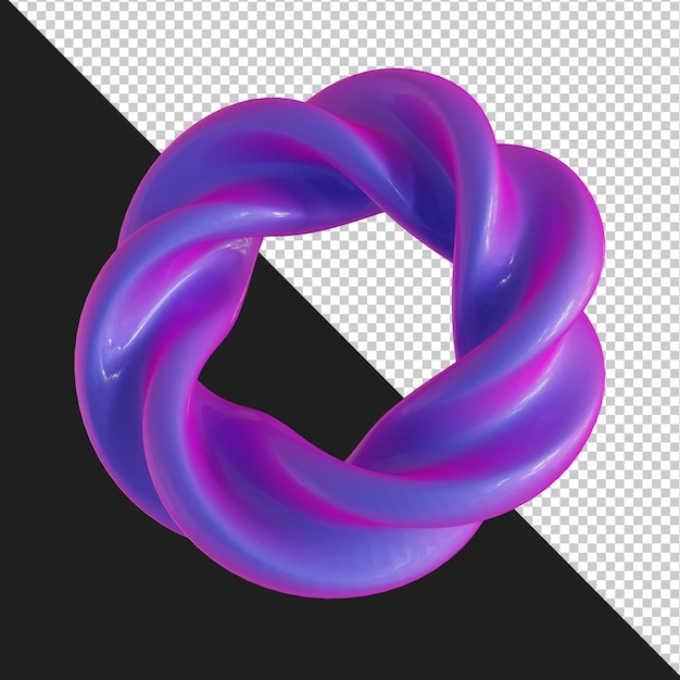Abstrakt geometrisk form futuristisk lutning materialdesign 3D-rendering