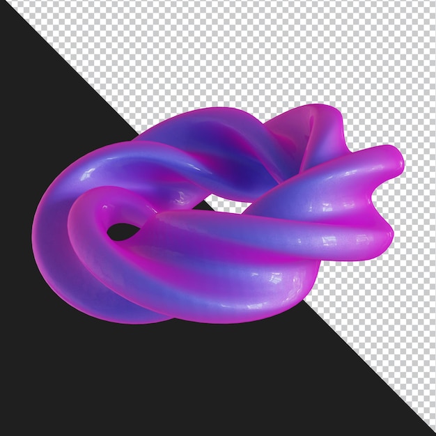 Abstrakt geometrisk form futuristisk lutning materialdesign 3D-rendering