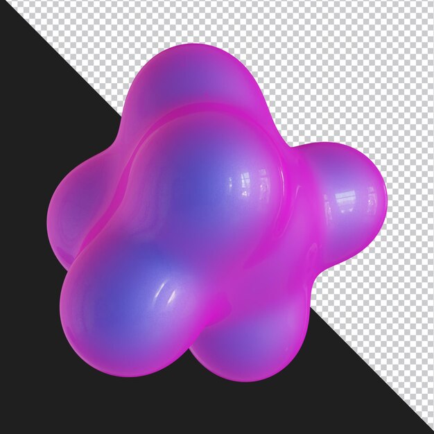 Abstrakt geometrisk form futuristisk lutning materialdesign 3D-rendering