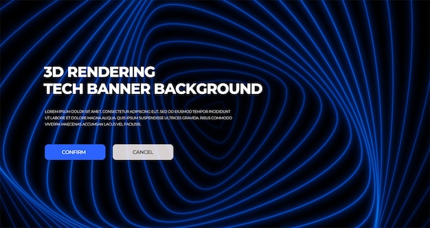 Abstrakt hjemmeside scifi tech banner baggrund