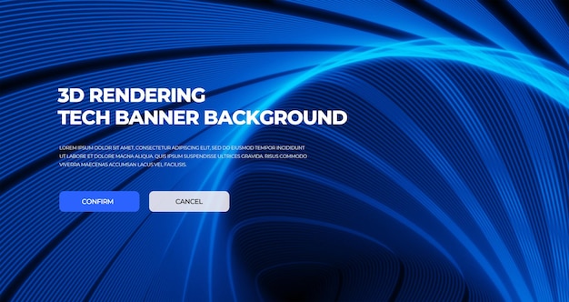 Abstrakt hjemmeside scifi tech banner baggrund