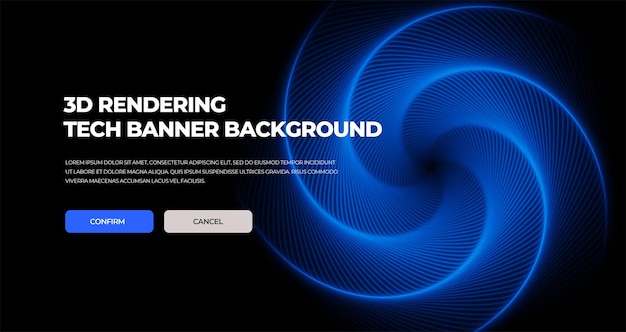 Abstrakt hjemmeside scifi tech banner baggrund