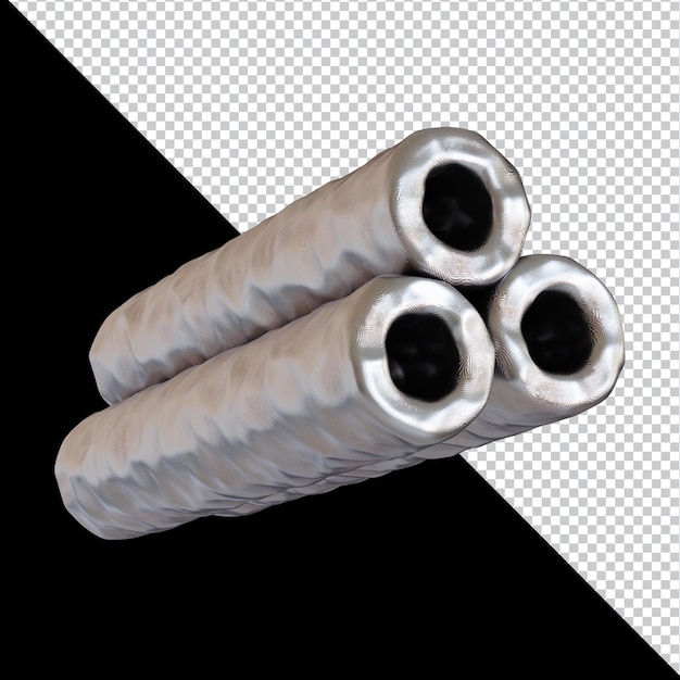 Abstrakti geometrinen muoto, futuristinen metallisavi, 3d-renderöinti