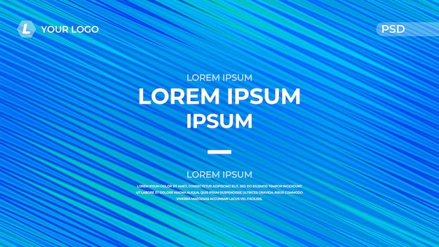 Abstrakti tekninen sininen juliste