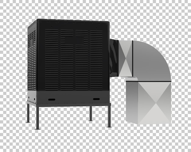 PSD ac machine isolated on transparent background 3d rendering illustration