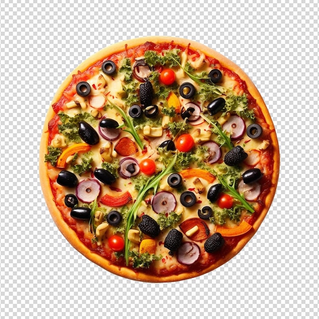 PSD achtergrond van de pizza